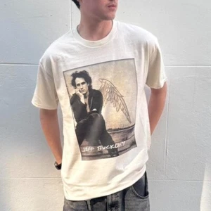Remake Jeff Buckley short sleeve white color heavy cotton classic shirt KV30855 - Picture 1 of 2