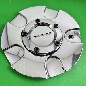 Mezzano C-MEZ876-C Chrome Center Rim Cap Hub Cover Lug Dust Aftermarket - Foto 1 di 3