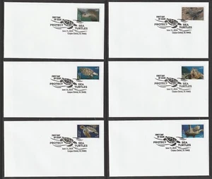US 5865-5870 Protect Sea Turtles (set of 6) BWP FDC 2024 - Picture 1 of 7