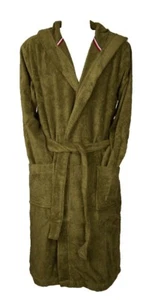 Albornoz de felpa TOMMY HILFIGER hombre con capucha con logo bordado artículo UM0UM0 - Imagen 1 de 11