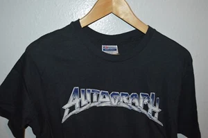 VINTAGE ORIGINAL ""AUTOGRAMM"" GLAM HAAR METAL BAND T-SHIRT PASST ERWACHSENE MEDIUM 80ER - Bild 1 von 4