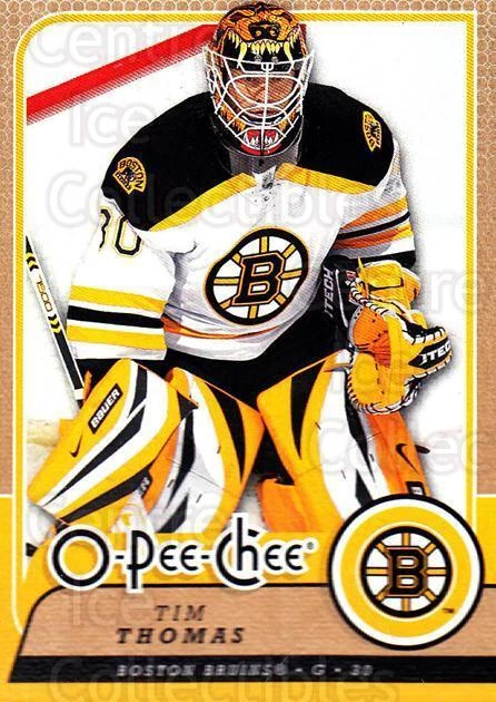 2008-09 O-Pee-chee #128 Tim Thomas - Image 1 of 1