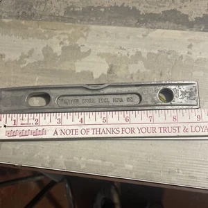 Vtg MAYES Bros Tool Mfg Co. 9”Level Cast Aluminum - Picture 1 of 10