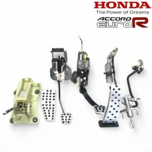 JDM HONDA Accord CL7 Euro R OEM 6-Speed Pedal Gas Brake Clutch Pedal Set - Picture 1 of 10