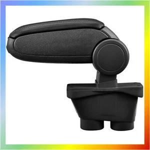 PEUGEOT 208 CONSOLA CENTRAL REPOSABRAZOS CUERO SINTÉTICO NEGRO NUEVO - Imagen 1 de 6