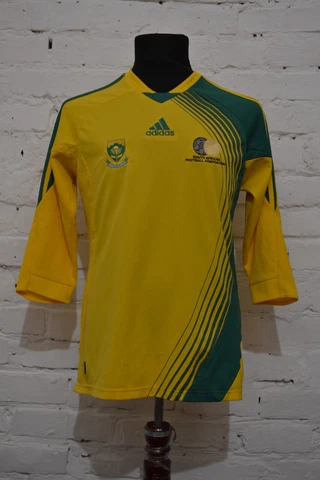 SOUTH AFRICA HOME FOOTBALL SHIRT 2007/2009 SOCCER JERSEY MAILLOT ADIDAS MENS S Cover