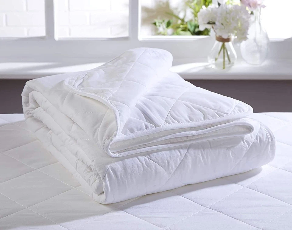 3 tog Cotton Duvet 100% Pure Cotton Cover & Filling Luxury Bound Edge All Sizes