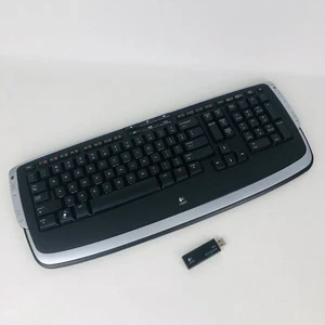 Logitech Cordless Desktop LX710 Laser Keyboard & Dongle Computer TESTED - Picture 1 of 11