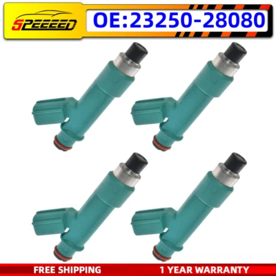 Toyota Corolla RAV4 Camry Solara Scion 2.4L 4 New OEM Fuel Injectors 23250-28080 Foto 1 de 4