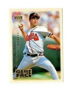 1996 Upper Deck Game Face GREG MADDUX #GF10    [Mint]