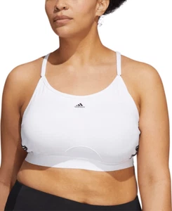 Sujetador deportivo Adidas para mujer S 3 rayas X espalda blanco talla 3X - Imagen 1 de 3