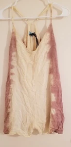 NWT~Ladies Eden Romper by Shore, Size Small, Tank Top Romper, Mauve/Cream TieDye - Picture 1 of 5