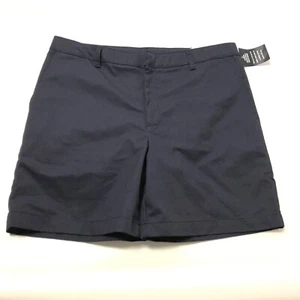 Becky Thatcher Elderwear Uniform Navy Shorts Size 16.5 Blue Adjustable Waist - Picture 1 of 4