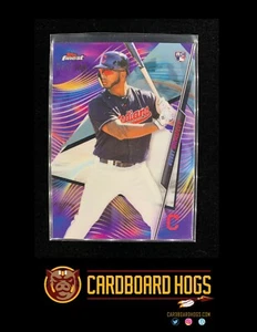 2020 Topps Finest Purple Refractor Bobby Bradley Cleveland Indians SP 031/250 #7 - Picture 1 of 3