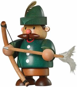 Smoker Robin Hood WxHxD 9x10x7cm NEW Smoke man smoking figure - Picture 1 of 1