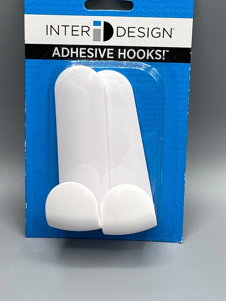 Adhesive Hook,No 17301,  Interdesign White - Image 1 of 4
