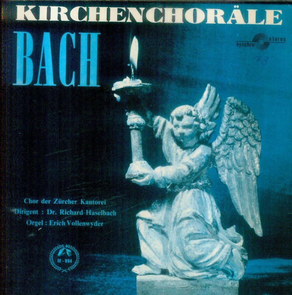 7" Chor Der Züricher Kantorei/Kirchenchoräle Bach (M 994) - Bild 1 von 1
