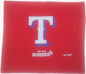 2023 TEXAS RANGERS 18” X 16 1/2” RALLY TOWEL SGA 10/18/23 ALCS VS HOUSTON – NEW - Picture 1 of 1