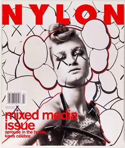 KAWS Pamela Anderson NYLON magazine 2001 February MISCHA BARTON Jennifer Garner - Picture 1 of 14