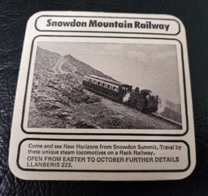 The Great Little Trains Of Wales Coaster Rare Snowden Mountain Railway - Picture 1 of 2