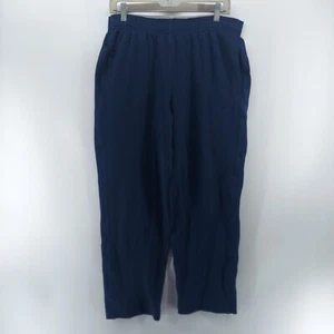 Nike Joggers Hombre Talla XL Azul Marino Tobillo Cremallera Entrenamiento Correr Bolsillos - Imagen 1 de 8