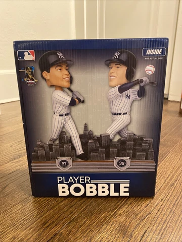 AARON JUDGE & GIANCARLO STANTON New York Yankees “City Skyline” Bobblehead #/750 Cover