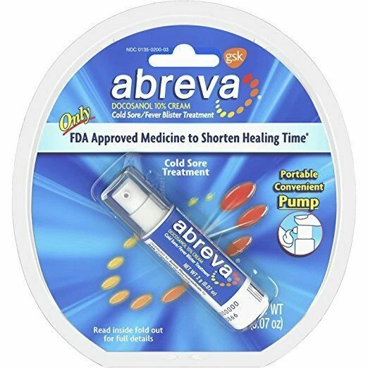 Bomba de tratamiento con ampolla para herpes labial Abreva 2 g (0,07 OZ) Foto 1 de 1