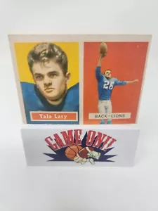 1957 Topps Yale Lary Detroit Lions #68 Good Pliegues B BUF - Imagen 1 de 2