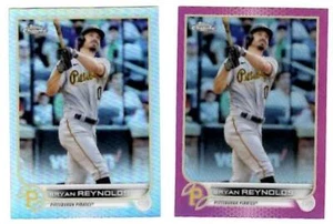 Bryan Reynolds Pirates ~ 2022 Topps Chrom 2 verschiedene Refraktoren ~ KOSTENLOSER VERSAND - Bild 1 von 1