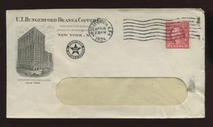 USA New York U T Hungerford Brass & Copper 1924 illustrated window cover - Picture 1 of 1