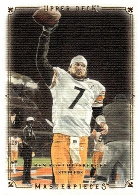 2008 Upper Deck Masterpieces #7 Ben Roethlisberger - Image 1 of 2