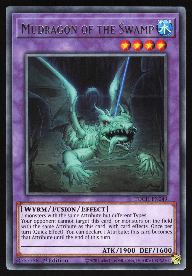 Mudragon of the Swamp - TOCH-EN049 - Rare - 1st Edition Yugioh - image 1 of 1