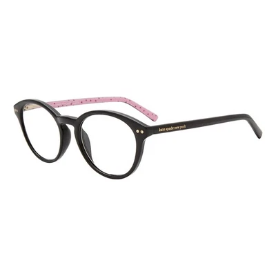 Kate Spade KS Kinslee 807 Black Plastic Round Reading Glasses 48mm - Image 1 of 2