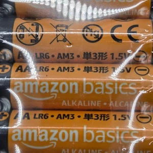 Amazon Basics 12-Pack AA Alkaline Batteries - 1.5 Volt - Long Lasting Power NEW - Picture 1 of 4