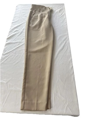 Express Beige Women’s Dress Pant High Wasted 00 Regular Ankle Length Pockets - Image 1 of 4