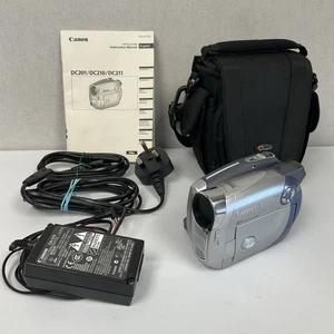 Canon DC210 mini DVD Camcorder 35x Zoom - DVD-R-RW-R DL - Tested - Picture 1 of 16