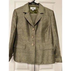LeSuit Petite Women's 2 Piece Suit with Skirt, Size 14P - Picture 1 of 24