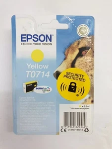 Epson T0714 Original Ink Cartridge yellow REF A14 - Picture 1 of 6