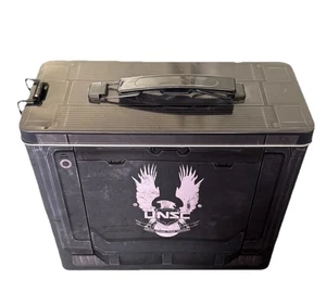 HALO 5 Guardians UNSC Spartan Soldier Tin Ammo Box Lunch Storage Bin Exclusive - Picture 1 of 9