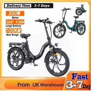 HillMiles Mileport 20'' E Bike 250W Foldable Electric Bike 36V 13AH E-City Bike - Picture 1 of 12