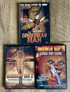 The Gingerdead Man Trilogy Box Set DVD 2012 3-Disc Set Gary Busey Horror insert - Bild 1 von 8