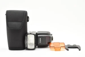 Canon Speedlite 430EX III-RT Flash ETTL Shoe Mount w/ Case, Filters, Stand Japan - Picture 1 of 10