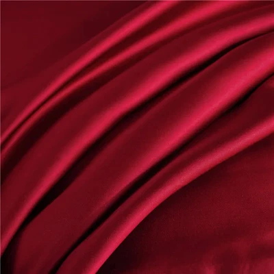 Funda nórdica de seda morera natural de 1 pieza cubierta de edredón de color liso cubierta de edredón Foto 1 de 4