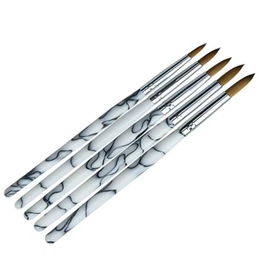 Nail Brush Pen Acrylic Handle Kolinsky Hair Professional Art Painting Brushes B - Picture 1 of 16