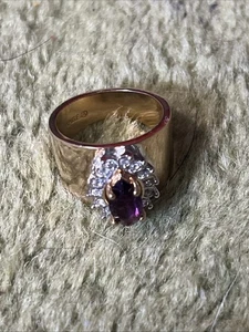 18 Karat Gold Ring HSE 2 1/4 Zoll Durchmesser innen - Bild 1 von 5