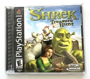 SHREK Treasure Hunt Sony PlayStation 1 Y2K PS1 Video Game - Afbeelding 1 van 15