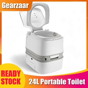 20 / 24L Portable Toilet Caravan Camping Motorhome Campervan Loo Portable UK - Picture 1 of 17