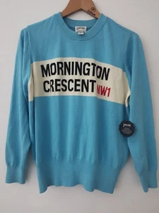 BNWT Joanie 'Mornington Crescent NW1' Design Cotton Jumper Size Large * NEW - Picture 1 of 9