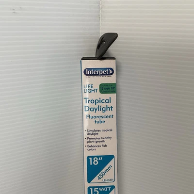 Interpet Tropical Daylight Life Light Aquarium Fluorescent Tube – 18" 15 Watt T8 - Image 1 of 3