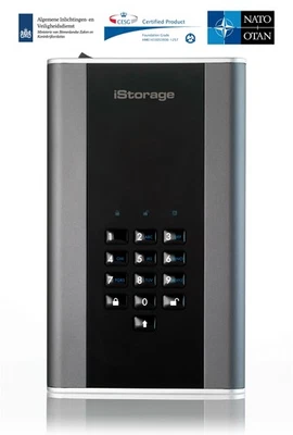 IStorage IS-DT2-256-8000-C-G 8TB DiskAshur DT2 HDD - Image 1 of 4